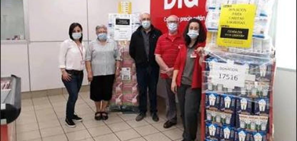 Cáritas recauda alimentos para los afectados por la crisis del coronavirus