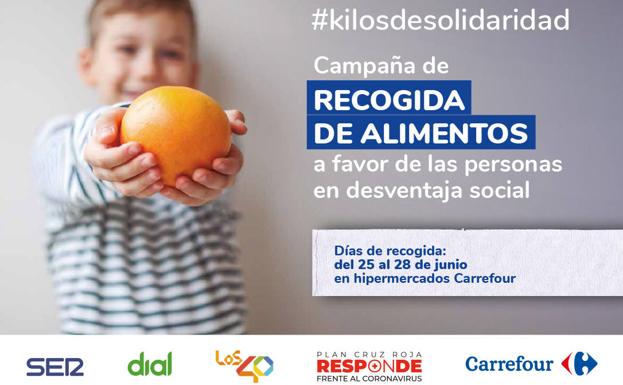 El voluntariado de Cruz Roja en Extremadura participará en la campaña de recogida de alimentos #KilosDeSolidaridad