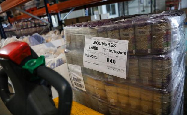 El Banco de Alimentos de Badajoz necesita legumbres urgentemente
