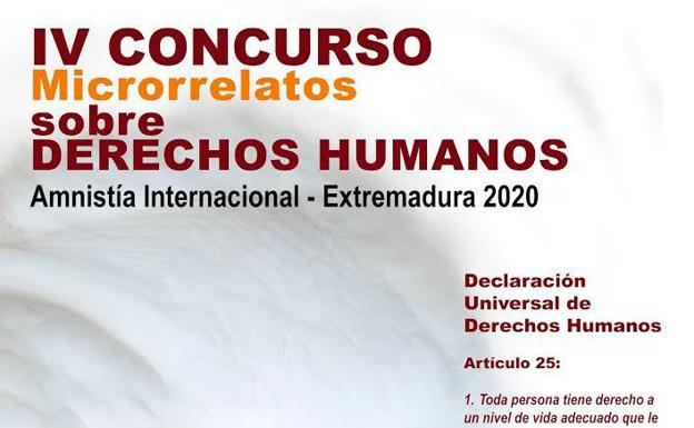 Amnistía Internacional Extremadura organiza su IV concurso de microrrelatos