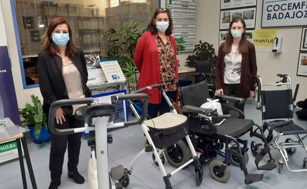 Alcer Badajoz facilitará a sus usuarios productos de apoyo a la movilidad de forma gratuita