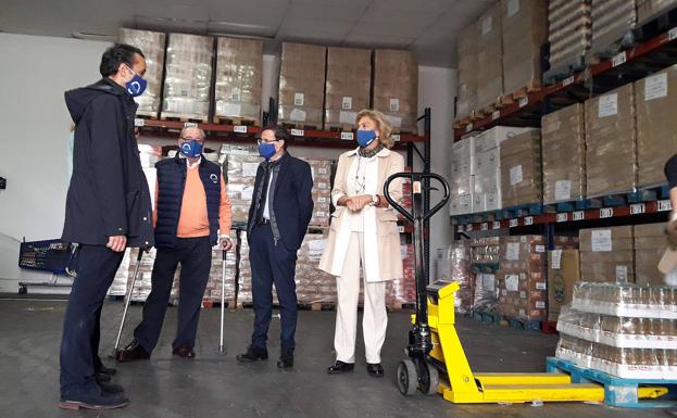 La Diputación incrementa su apoyo al Banco de Alimentos de Badajoz