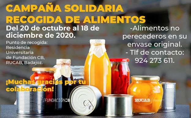 Fundación CB y RUCAB ponen en marcha la Primera Campaña Solidaria de Recogida de Alimentos