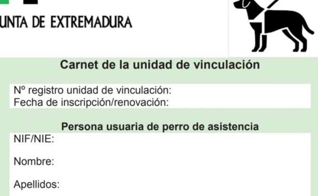 La Junta otorga el primer carné de vinculación entre un perro de asistencia y una persona con discapacidad