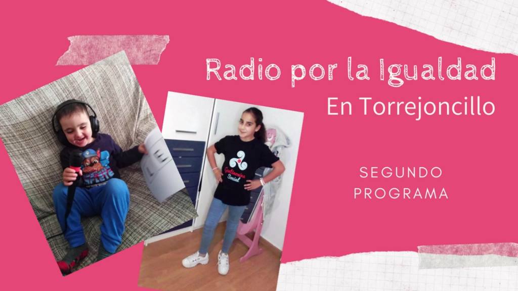 Alumnos de Torrejoncillo emiten el segundo programa de Radio por la Igualdad