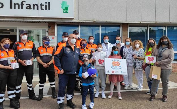 Admo Extremadura y Protección Civil celebran el Día del Niño Hospitalizado