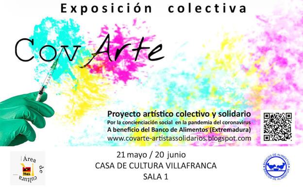 Villafranca de los Barros acoge una exposición solidaria de obras hechas durante la pandemia