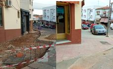 Terminadas las obras de adaptación de pavimentos a personas con movilidad reducida en el centro de Alcuéscar