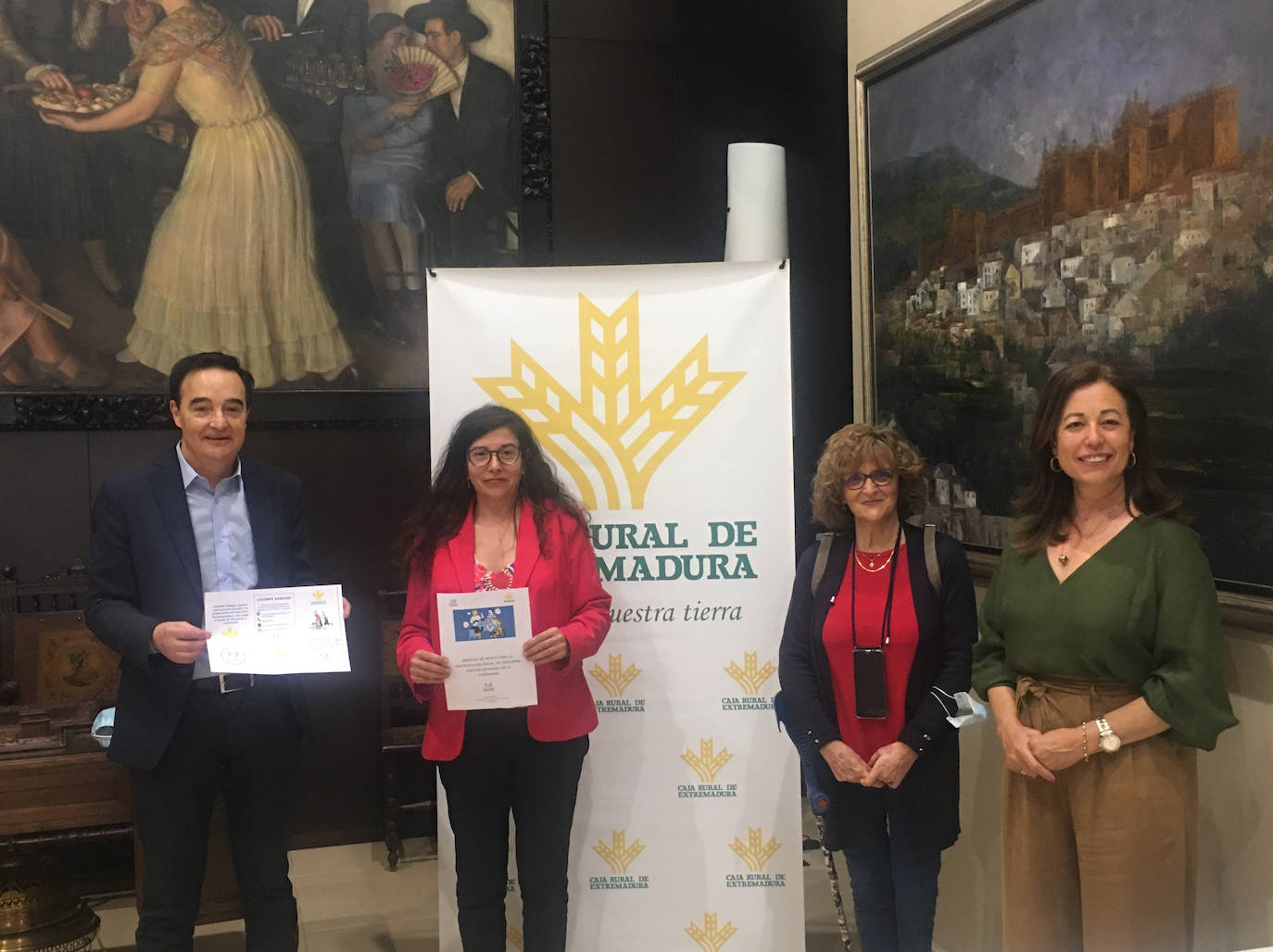 Caja Rural de Extremadura y Cocemfe Badajoz colaboran en un servicio de apoyo a la participación social de discapacitados