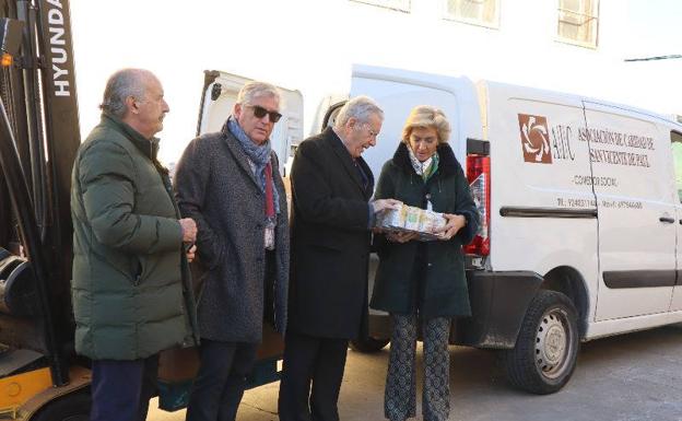 Fundación CB y Fundación Ibercaja donan alimentos al Comedor San Vicente de Paúl