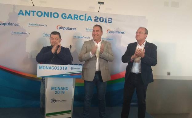 Monago presenta a García Sánchez como candidato a la alcaldía