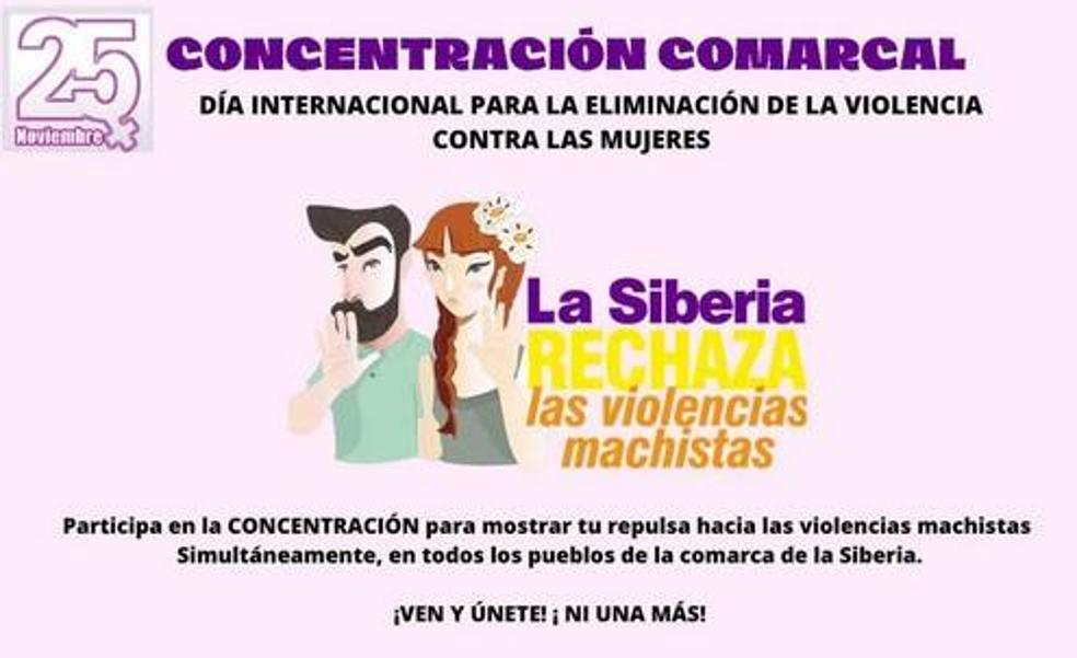 Talarrubias participa en la Concentración Comarcal contra la Violencia Machista