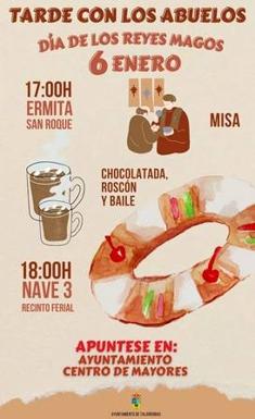 Tarde de Reyes con los abuelos
