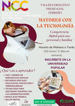 El NCC pone en contacto a los mayores con la tecnología