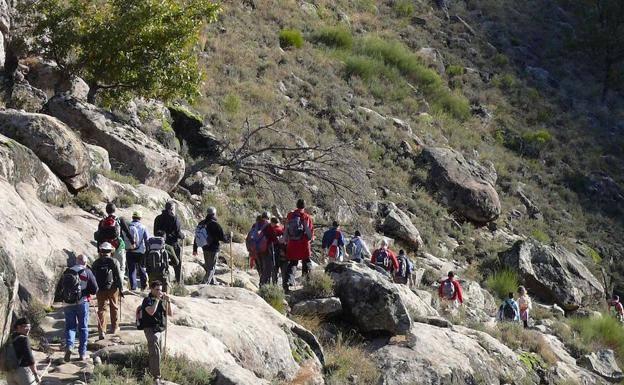 La Guardia Civil de Talayuela participa en el rescate de un senderista en la ruta Carlos V