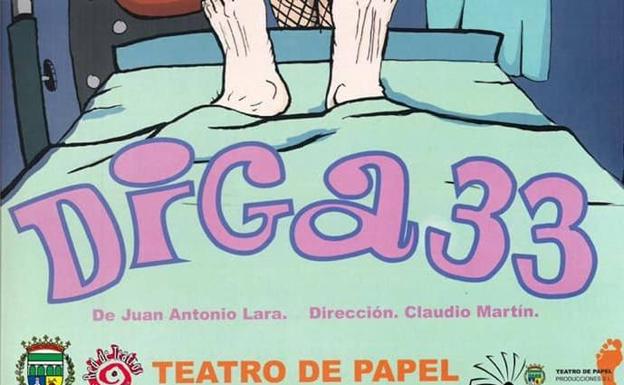 Teatro de Papel representa mañana la obra 'Diga 33'