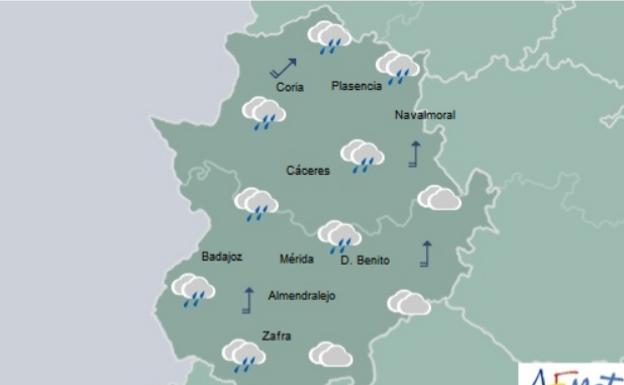 La Aemet prevé un invierno más lluvioso de lo normal en Extremadura