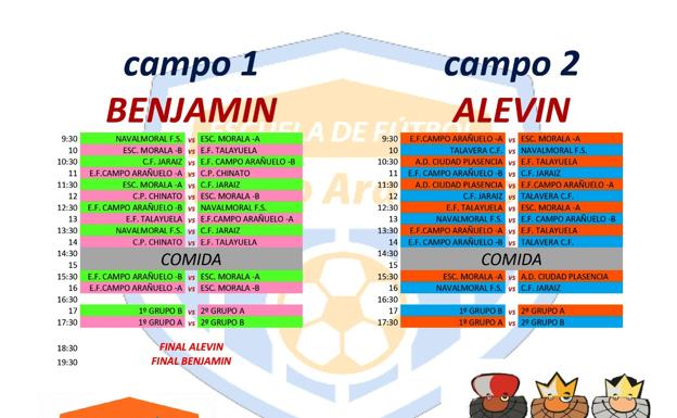 Dos conjuntos de la EF Talayuela jugarán el III Torneo de Reyes Fútbol-8 'Juguete solidario' de Navalmoral