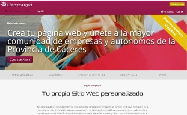 La Cámara de Comercio lanza la plataforma Cáceres Digital con más de cien empresas de la provincia