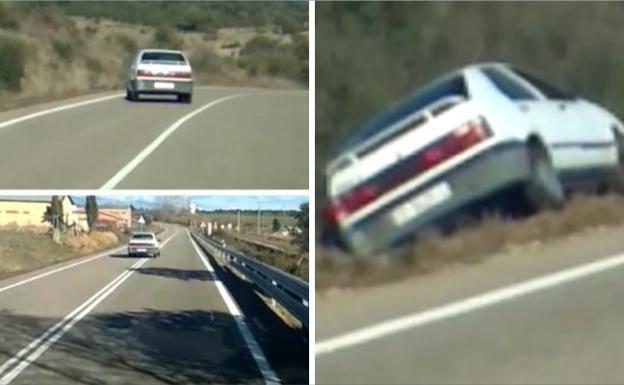 Se sale de la carretera tras invadir varias veces el carril contrario entre Talayuela y Jaraíz
