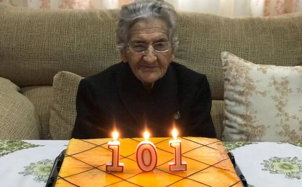 Juana Campos cumple 101 años