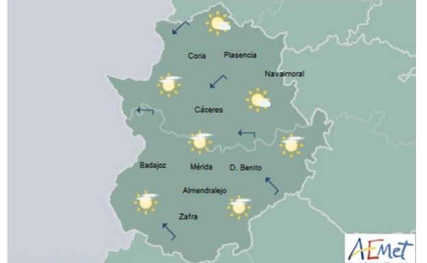 Fin de semana casi primaveral con máximas de 20 grados