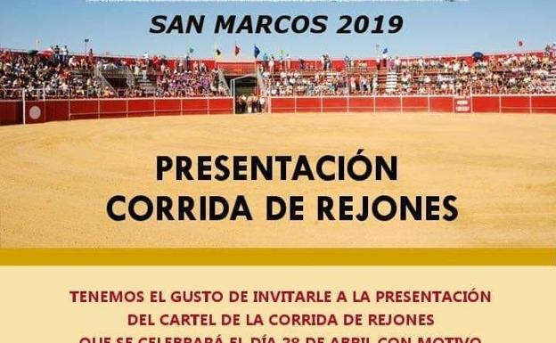Talayuela acogerá un festejo de rejones en San Marcos 2019
