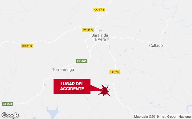 Herida con un trauma craneal una joven de 24 años tras caer de un caballo en Jaraíz de la Vera