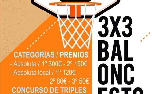 Hoy termina el plazo para participar en el Torneo 3x3 de Baloncesto