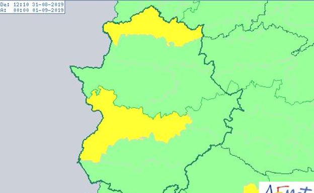 La alerta por altas temperaturas continúa este sábado en el Norte de Cáceres