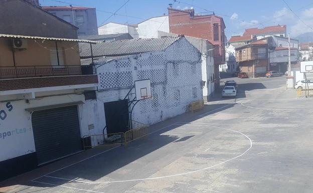 Todo preparado para el 3x3 baloncesto de Talayuela