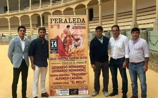 Presentan el cartel del festival taurino de las Fiestas del Cristo de Peraleda de la Mata