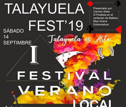 Los artistas locales protagonizan el I Festival de verano 'Talayuela Fest'19'