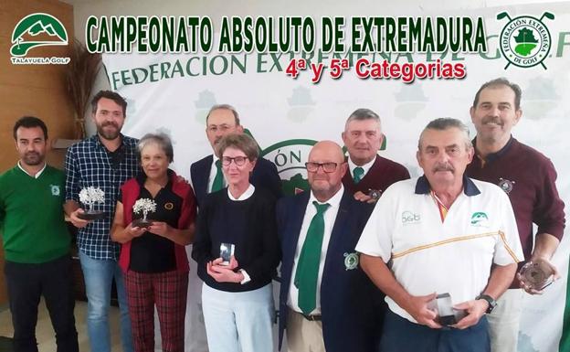 El buen estado del campo de golf, protagonista del Campeonato Absoluto de Extremadura