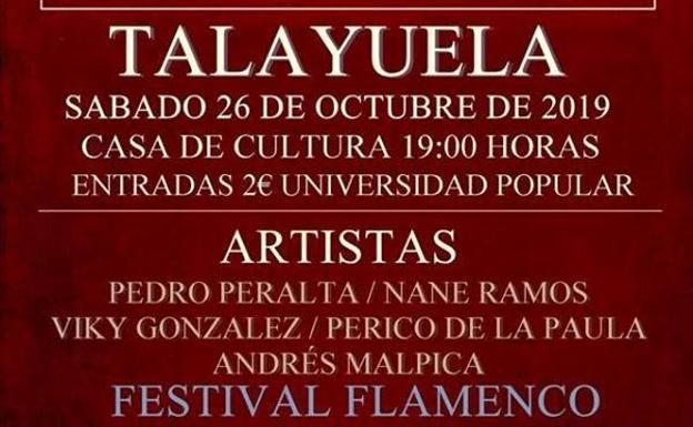 Cante flamenco esta tarde en la Casa de la Cultura