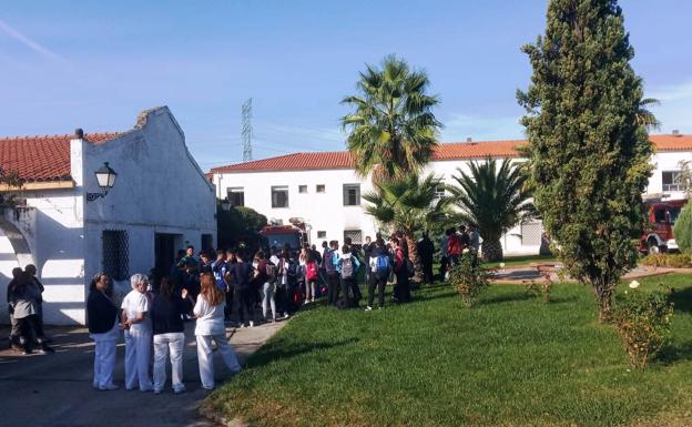 Un incendio altera la actividad del Centro de Formación del Medio Rural