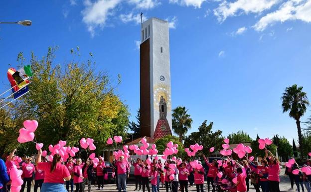 La marcha rosa recorre Santa María