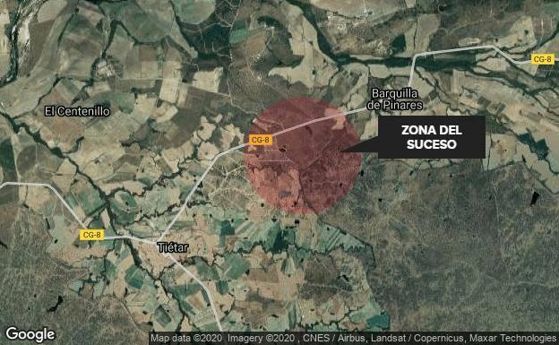 Herido un motorista al salirse de la vía entre Tiétar y Barquilla de Pinares