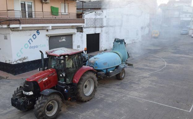 Las calles de Talayuela volverán a desinfectarse este jueves contra el COVID-19