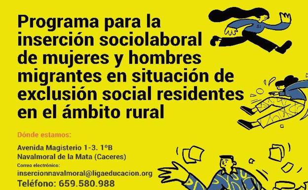La Liga Española de la educación y Cultura Popular continúa con su programa para inserción sociolaboral de mujeres y hombres migrantes en situación de exclusión social residentes en el ámbito rural