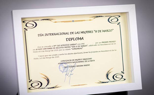 'Corsarias' de Mariluz González Sarrat, ganadora del XXIV Certamen de Relatos breves de Navalmoral