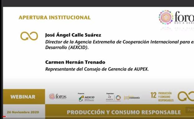 Los Foros ODS de AUPEX ponen en el centro del debate la producción y el consumo responsables