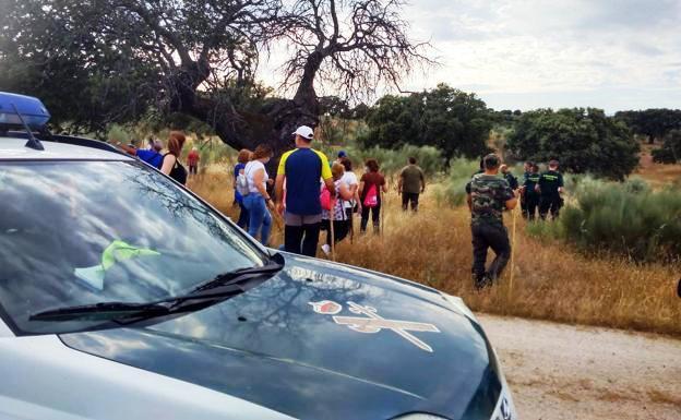 Nueva batida de la Guardia Civil para buscar a Rosalía Cáceres