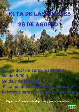 Talayuela acoge este sábado una nueva edición de la Ruta de las Fuentes
