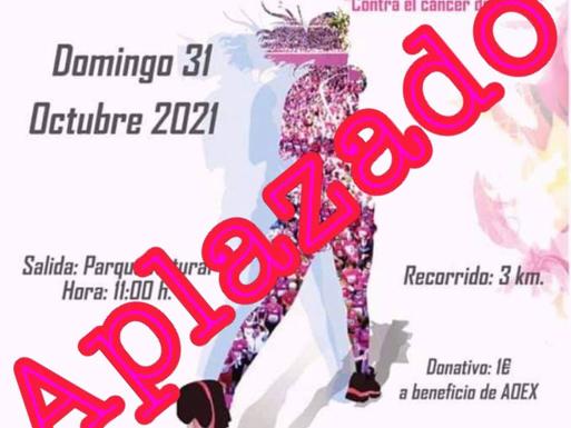 Aplazada la marcha rosa contra el cáncer en Talayuela