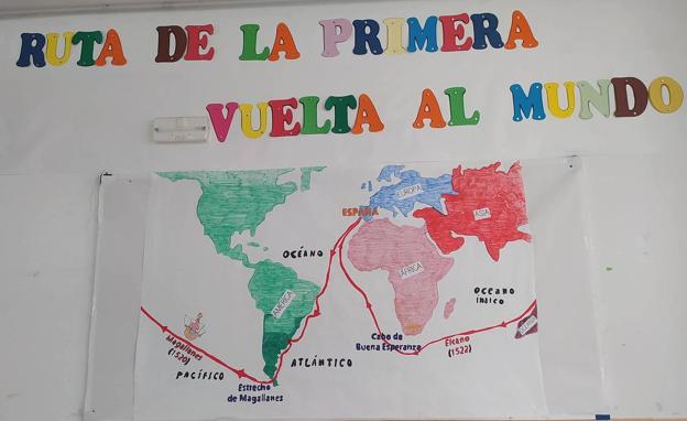 Los alumnos de infantil del Gonzalo Encabo comienzan a dar la vuelta al mundo