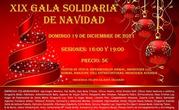 A la venta las entradas para disfrutar de la Gala Solidaria de Navidad