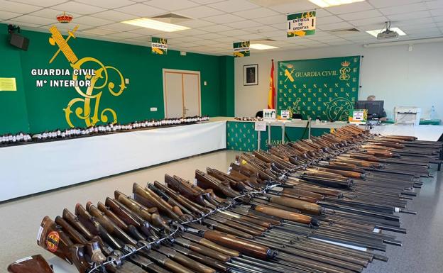 La Comandancia de la Guardia Civil de Cáceres, realizará su última subasta de armas el próximo 21 de febrero