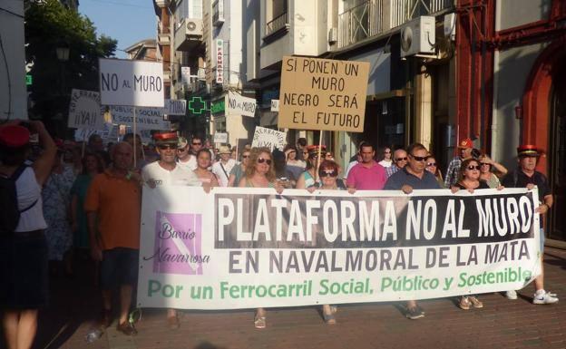 No al Muro pide que la manifestación del jueves por el soterramiento sea multitudinaria