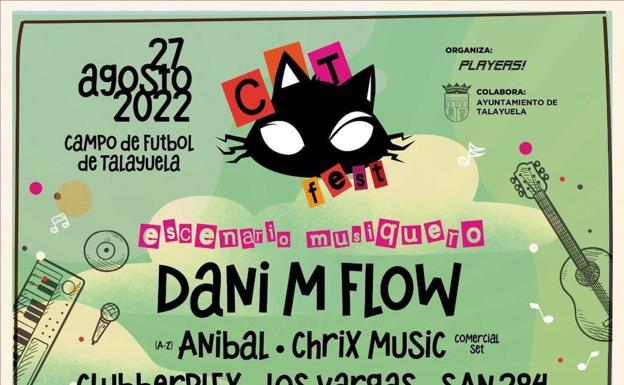 Disfruta hoy sábado en Talayuela con 'CAT Festival'